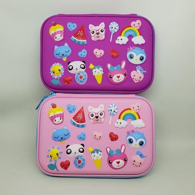 

Tempat Kotak Pensil Smiggle Hardcase Ice 3D Waterproof Pencil Case
