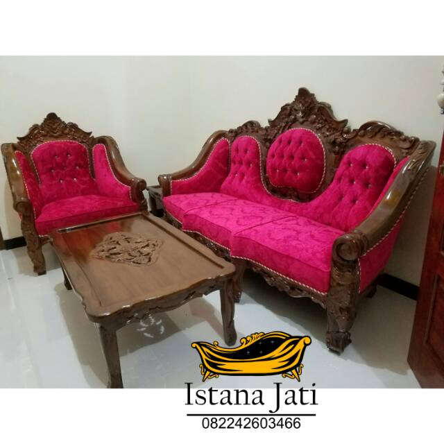 Kursi sofa tamu ganesha jati/kursi sofa tamu ganesa 3211 jati/bufet tv minimalis/kursi teras retro