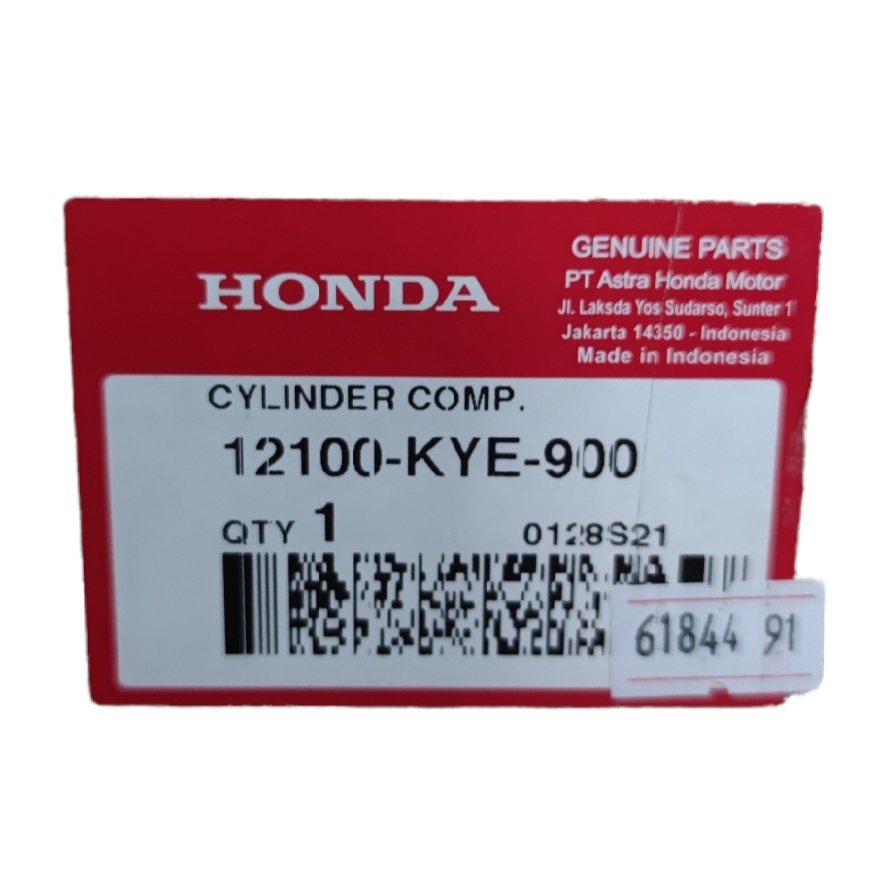 Cylinder  comp blok seker Honda Megapro Monoshock Verza 12100-KYE-900