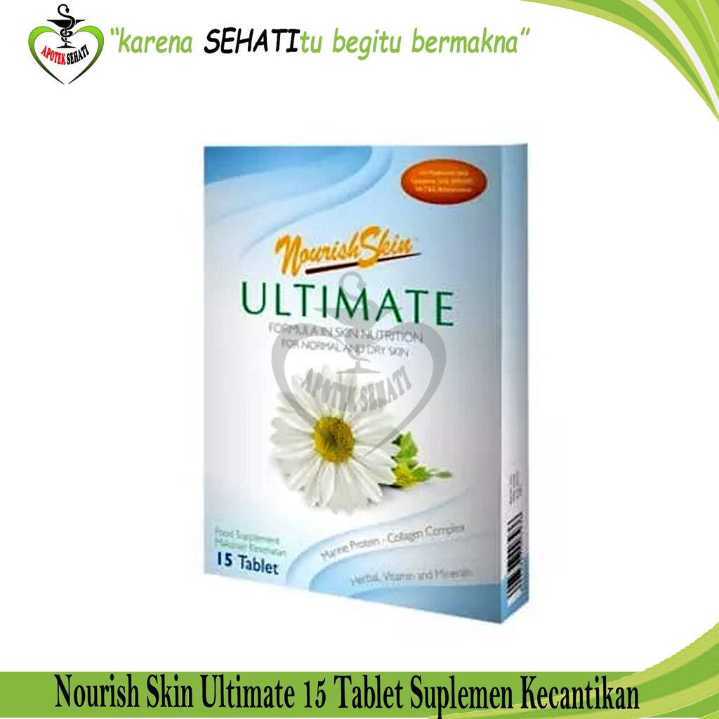 Nourish Skin Ultimate New Formula Suplemen Kulit Cantik Putih Antiaging Nouriskin