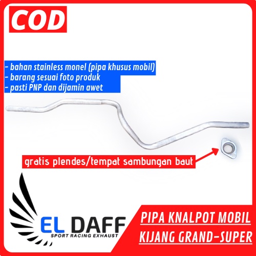 Pipa Knalpot mobil kijang grand super kijang Gran bahan monel pipa khusus mobil