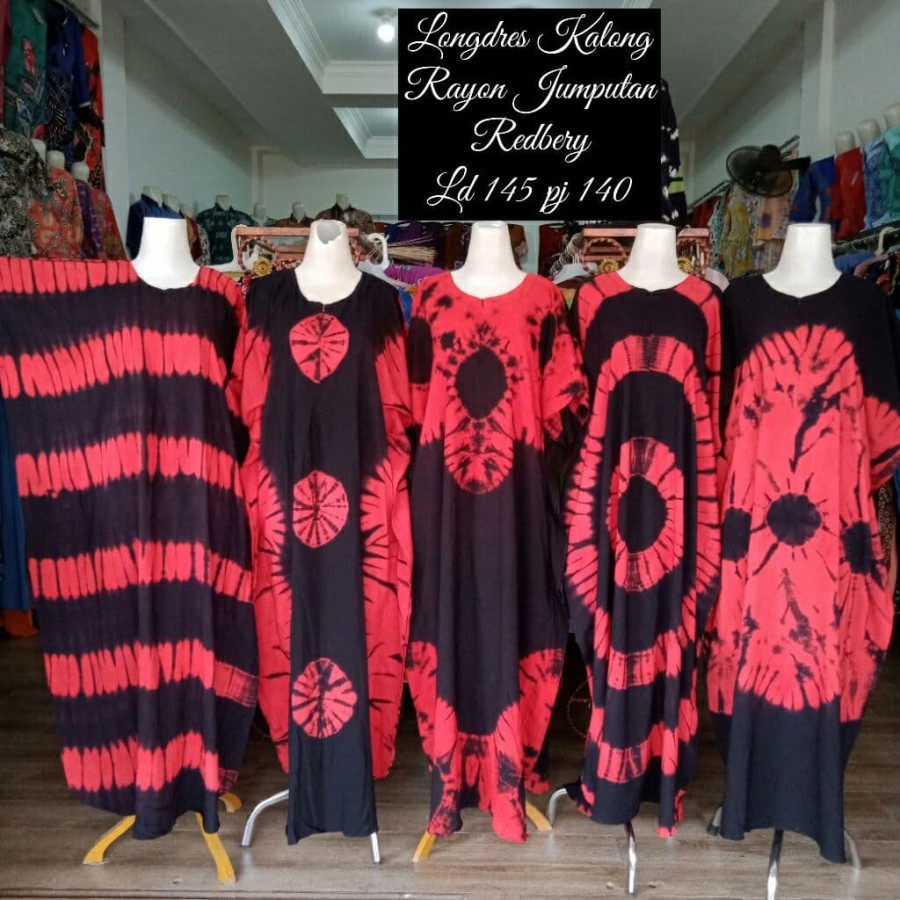 BAJU DASTER WANITA JUMBO PANJANG LOWO LENGAN PENDEK