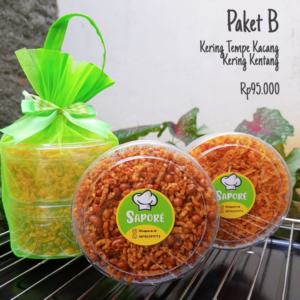 

PAKET B - Kering kentang + Kering Tempe Kacang SAPORE