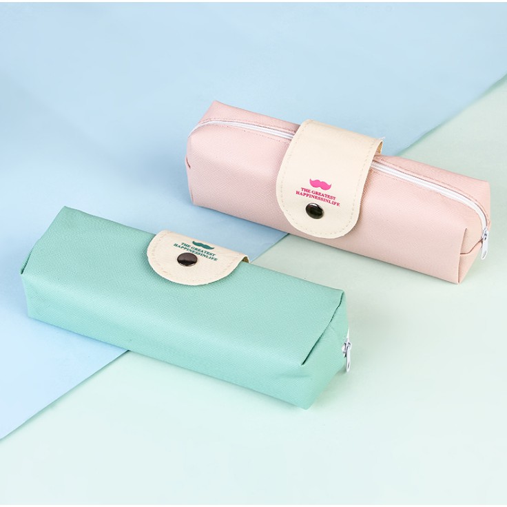 KOTAK PENSIL SIMPLE HAPPINESS LIFE / KOTAK PULPEN / TEMPAT ALAT TULIS FS-5