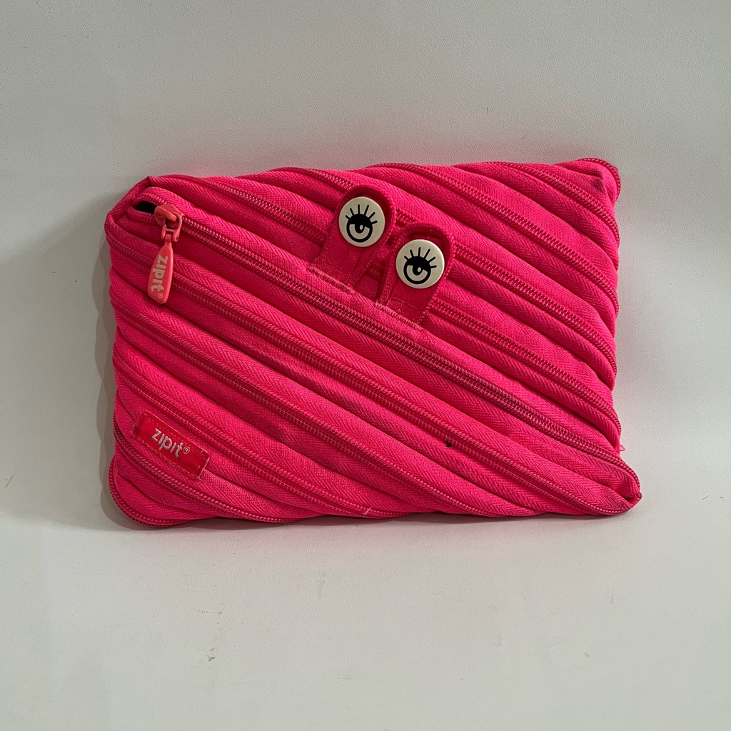 

[PRELOVED] Pencil Case Zipit / Tempat Pensil Pink