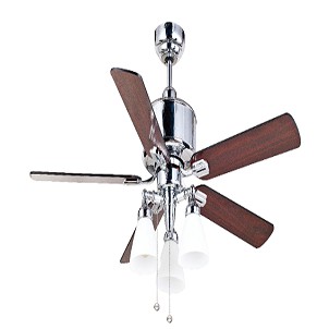 Mt.Edma 52in PANAMA Ceiling Fan Kipas Angin Plafon Dekoratif Dengan Lampu Hias Dan 3 Speed Pull Chai