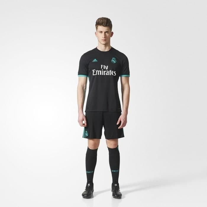 Terlaris Jersey Baju Kaos Kaki Celana Madrid Away 17/18 Grade Ori Futsal Murah |