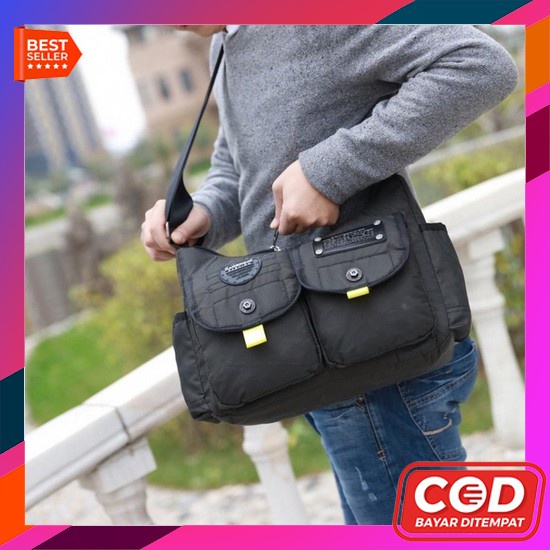 Tas Wanita Pria Import Jinjing Selempang Aotian At18012 18012 Parasut Kualitas Super High Quality Br