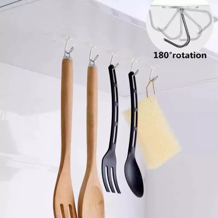 GANTUNGAN TEMPEL HOOK AJAIB GANTUNGAN DINDING KAIT MAGIC SERBAGUNA KAMAR MANDI DAPUR / HANGER