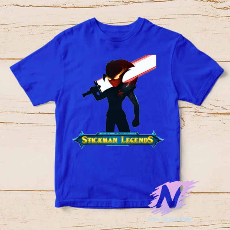 stickman lengend kaos anak kartun baju stickman mobile