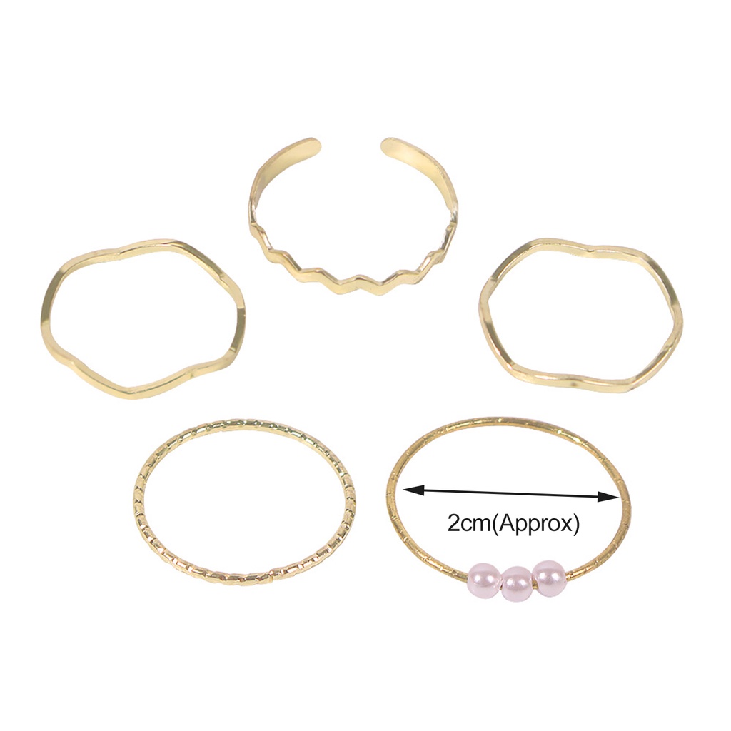 Hu Hu Hu Hu Hu Alat Bantu Pasang Kacamata♡ 5pcs / set Cincin Buku Jari Aneka Bentuk Warna Silver Untuk Wanita