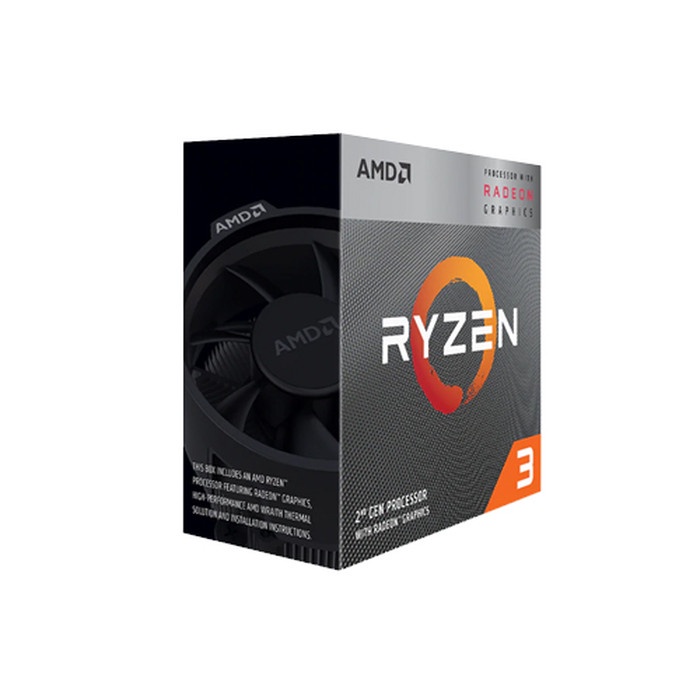 AMD Ryzen 3 3200G 4-Core 3.6GHz Radeon Vega 8 Graphics (Socket AM4)