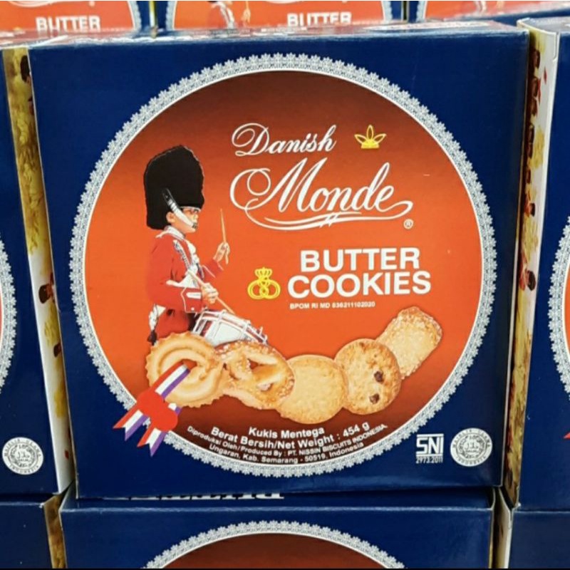 

Monde danish butter cookies 454 gr