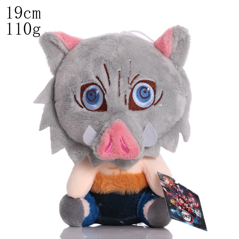 1pc Mainan Boneka Stuffed Plush Demon Slayer Yaiba Kamado Tanjirou Tomioka Douma Sabit 20cm Untuk Hadiah Anak