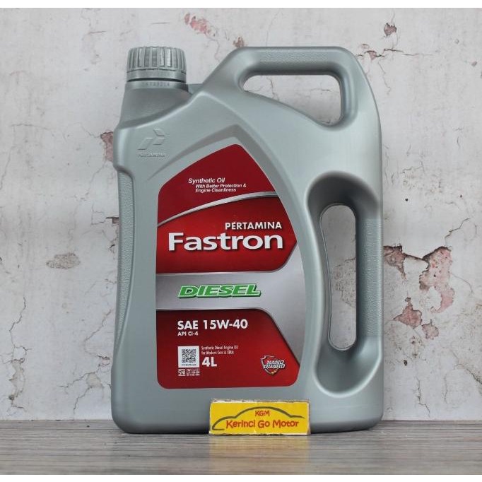 OLI MOBIL OLI FASTRON DIESEL 15W-40 4L GALON PERTAMINA - OLI DIESEL FASTRON