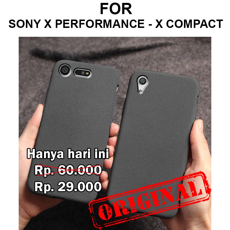 SAND SCRUB soft case for Sony Xperia X Performance - Xperia X Compact casing cover silikon tpu