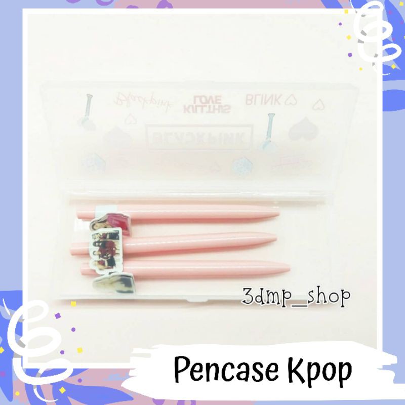 Pencase Pensilcase Pencilcase Kotak Pensil Kpop Izone Exo Blackpink X1 twice got7 got 7