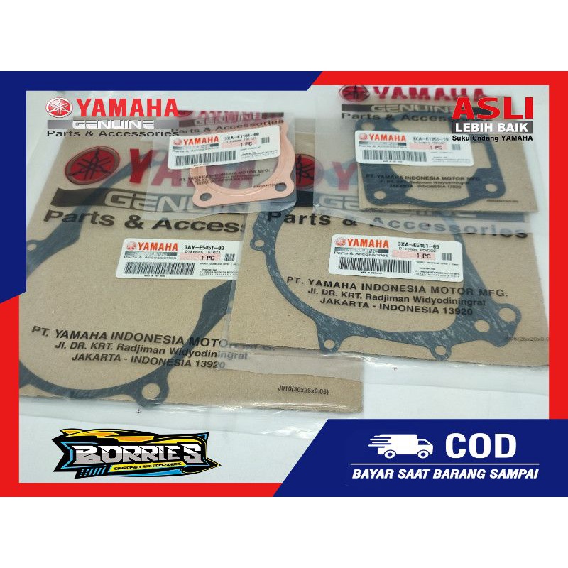 Paking Topset F1ZR 3xa e1351 3xa e1181 3ay e54541 paking blok kop mesin SET ori Yamaha