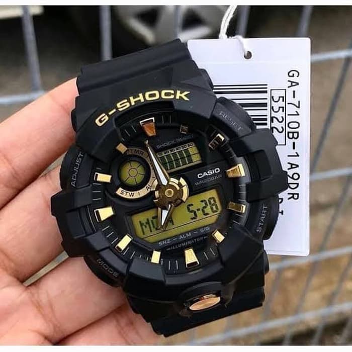 Casio G Shock GA 710B 1A9   Gshock GA710B 1A9 Original Diskon