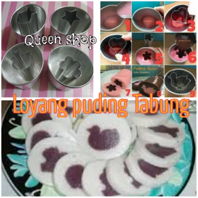 Loyang Puding/Agar Tabung Karakter