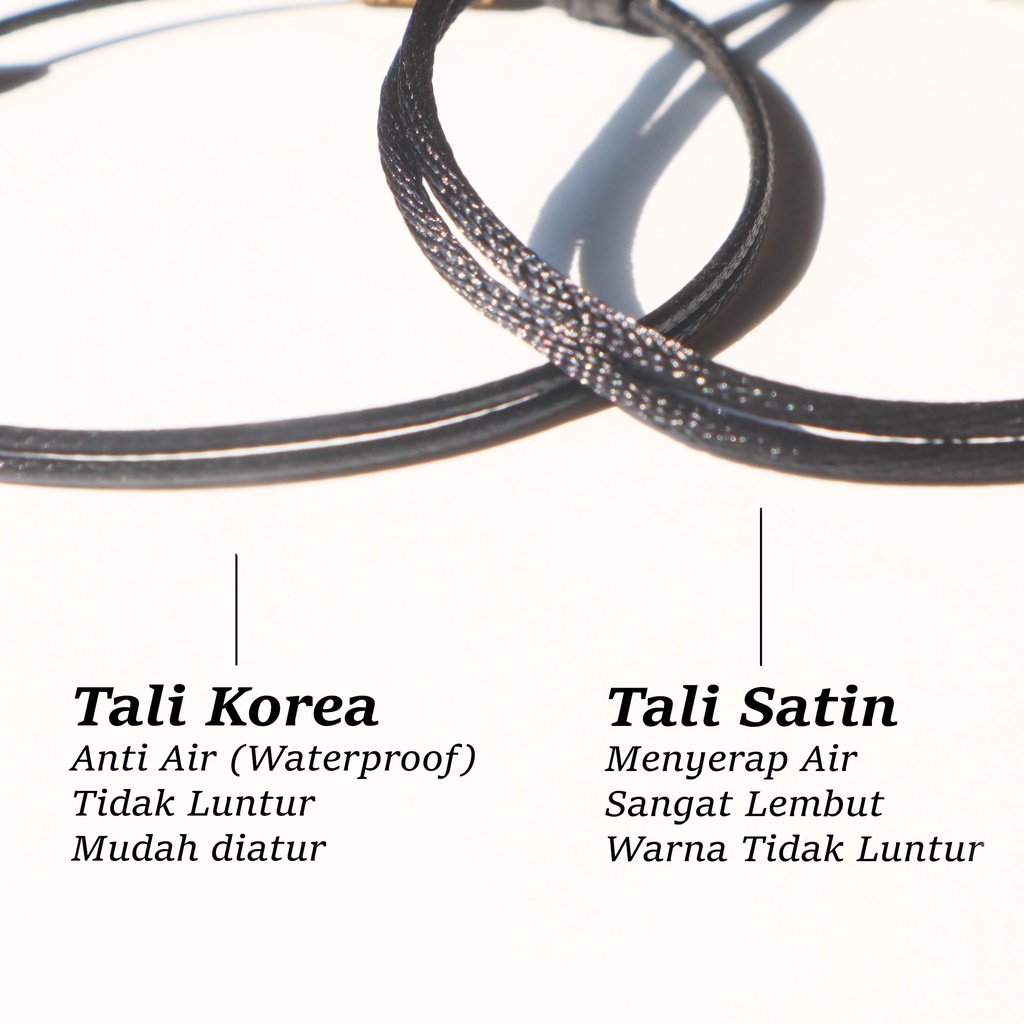 Gelang Tali infinity Korea Waterproof &amp; Satin Anti Karat Couple Persahabatan For Gift