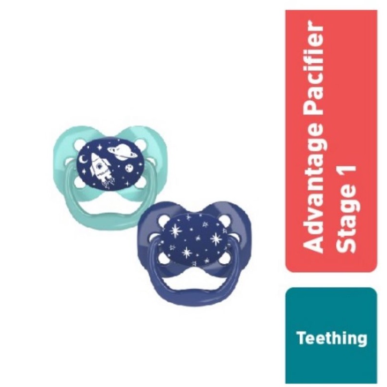 Dr.Brown's Advantage Pacifier Stage 1 (0-6 Months) Isi 2/Empeng/Dot
