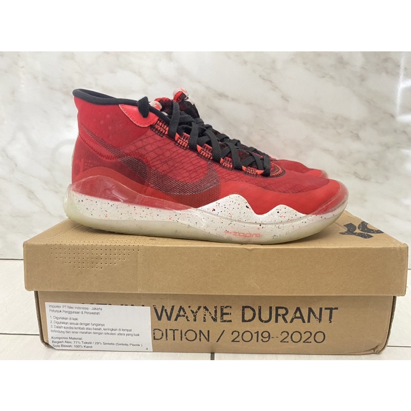 Sepatu Basket NIKE ZOOM KD12 EP (RED)