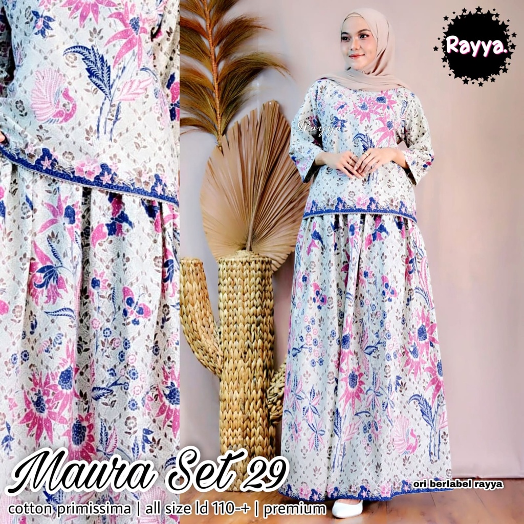 Setelan Rok dan Blus Batik Maura