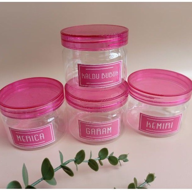 STIKER BUMBU PINK WATERPROOF (TYPE 4)