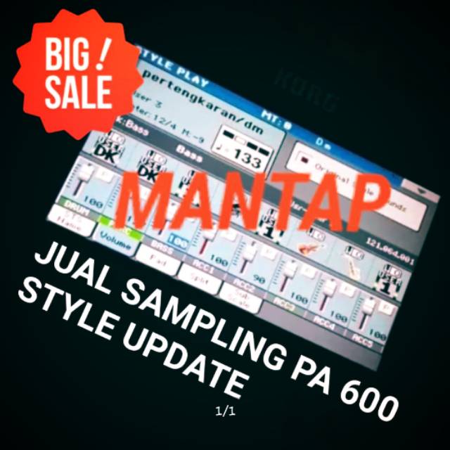 SAMPLING KORG PA 600