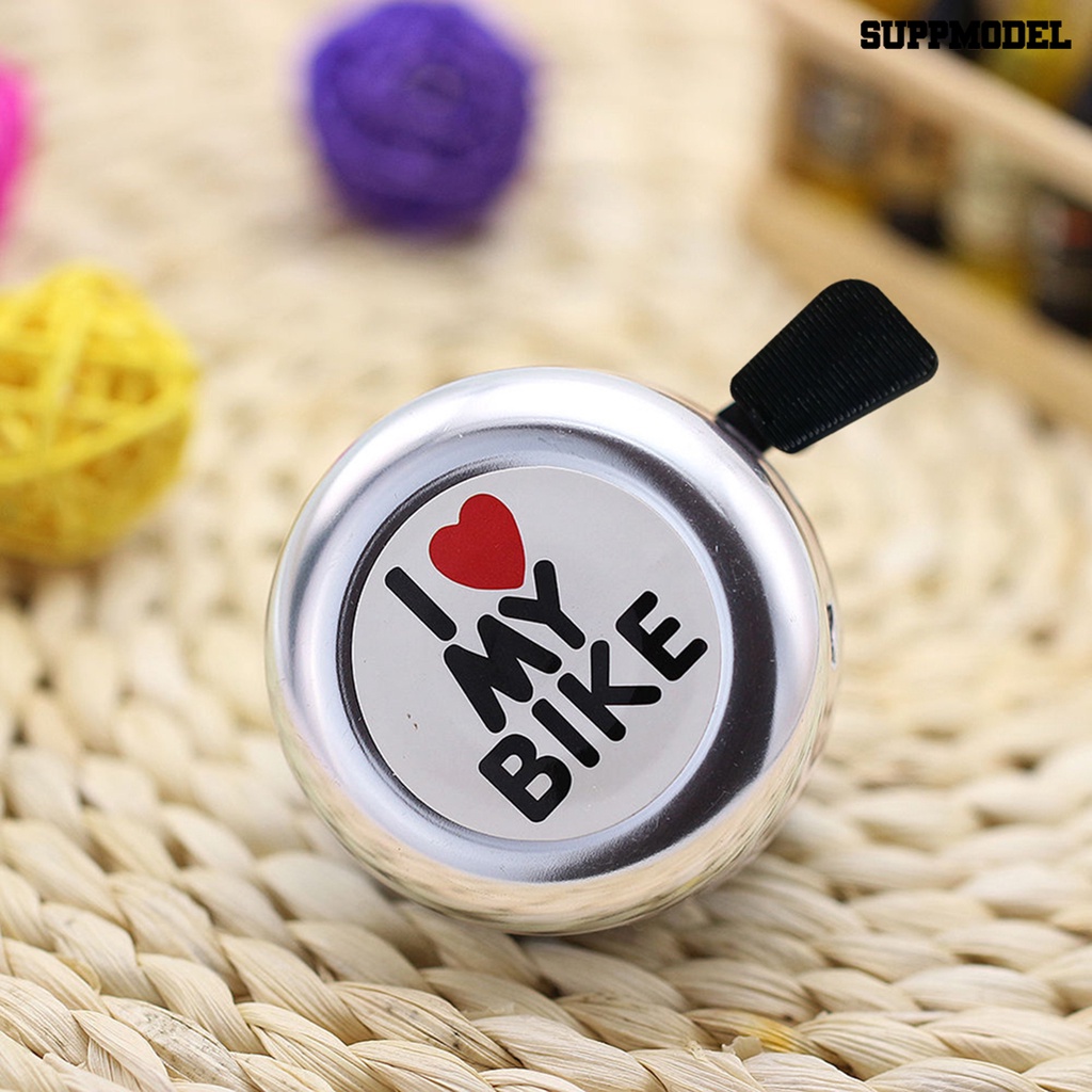 Bel Sepeda Motif Print I Love My Bike Dengan Suara Jernih