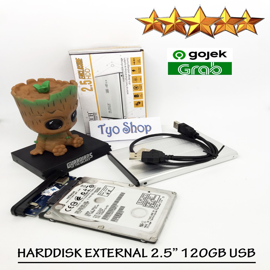 Hardisk Harddisk External 120Gb 2.5 Inchi Sata USB - HDD eksternal Sata 120gb Usb