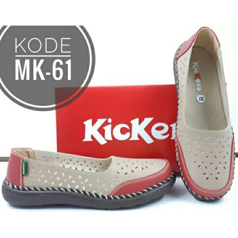 Sepatu Kickers Wanita Flat Shoes Kode MK-61