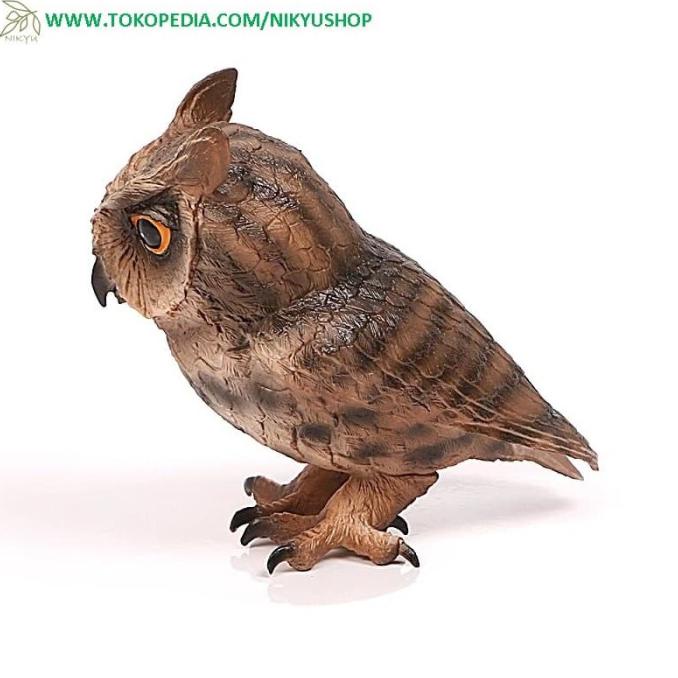Mainan Edukasi Pajangan Koleksi Hewan Owl Burung Hantu