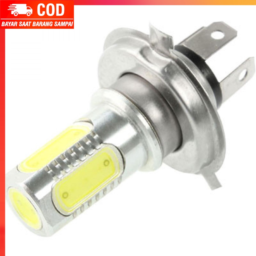 (100% BARANG ORI) HLXG Lampu Mobil H4 White LED 7.5W 8000-8500K 1PCS - S-CMS-2396