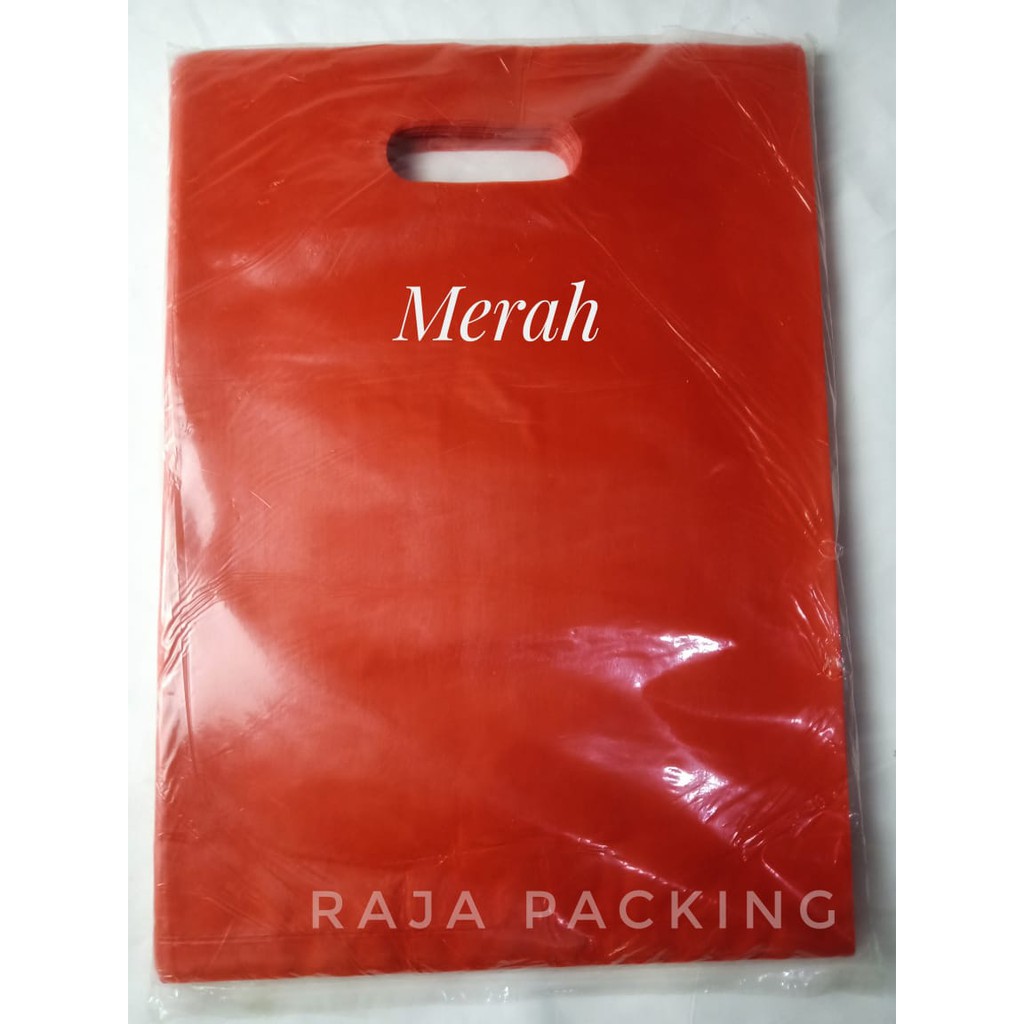 Plastik Packing HD Plong Uk 25x35 Isi 100 lembar Plastik Olshop Polos Tanpa Sablon | Plastik baju