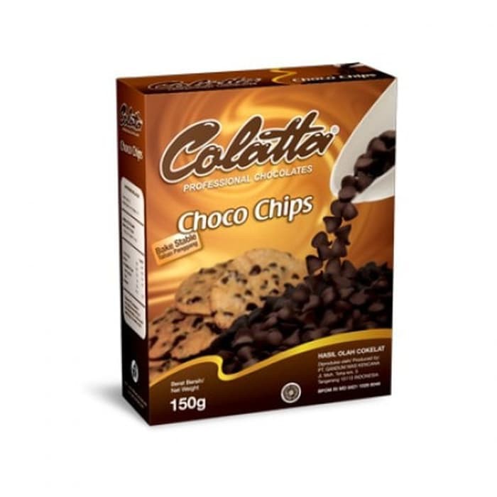 

Colatta Choco Chips 150g Dark Chocolate Chips Coklat Chip