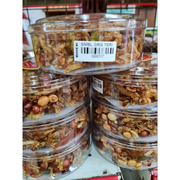 

(IKAN TERI MANIS)sambal goreng teri cap enak
