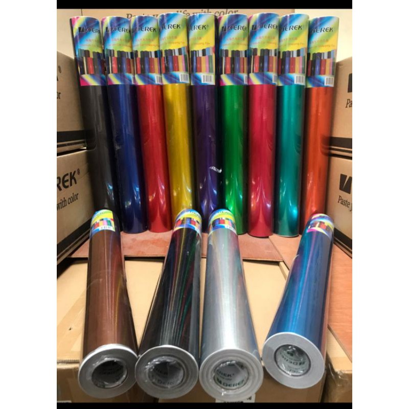 Sticker Motor Skotlet Merk Derek ; Satin Doff ; Metallic Matt L 50cm x P 9m (1roll)