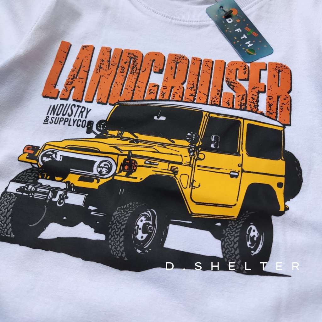 KAOS DISTRO ANAK PUTIH LANDCRUISER / D.shelter