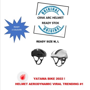 HELM SEPEDA CRNK ARC HELMET READY 4 COLOURS