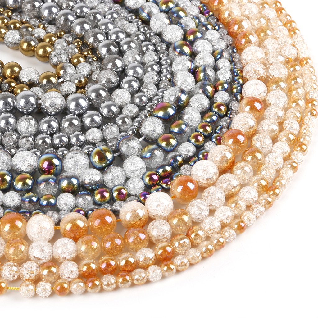 6/8/10/12 mm Round Gemstone Beads Loose Bedas For Jewelry Making Findings Necklace Bracelet Earrings Findings