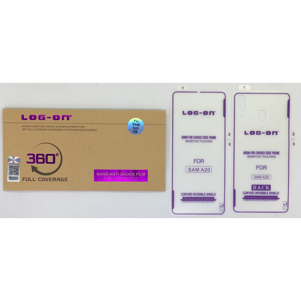 LOG ON ANTISHOCK SAMSUNG A20 DB ANTI GORES JELLY