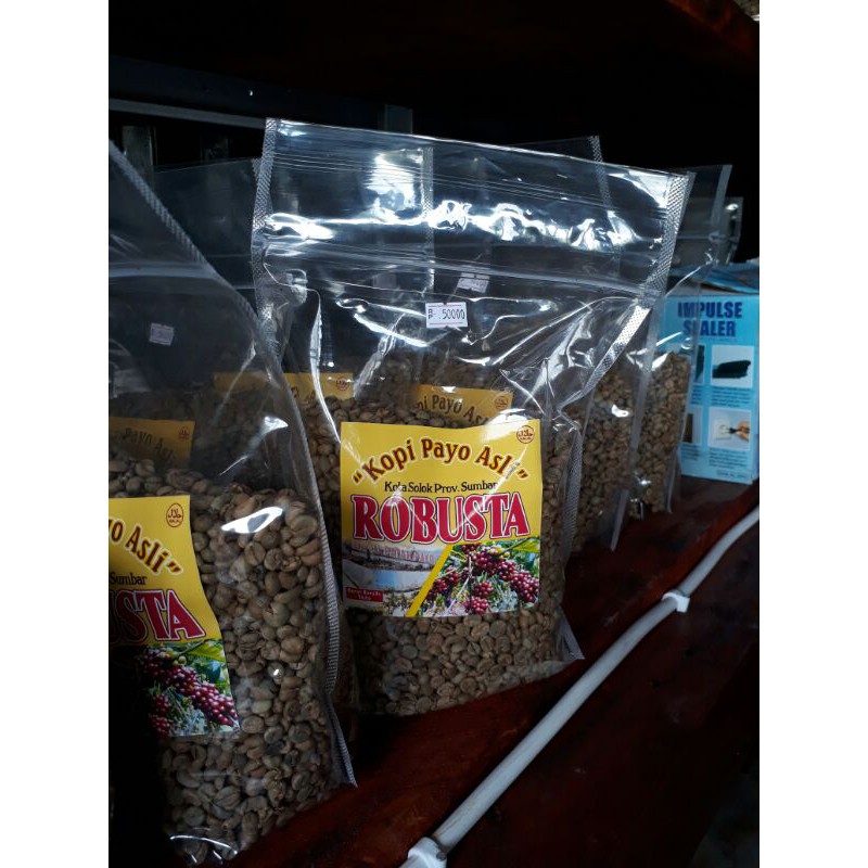 

kopi robusta biji segar alami