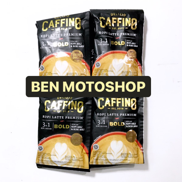 

MURAH Delizio Caffino Bold 1 Renceng 10 Sachet - Kopi Latte Premium 3 in 1