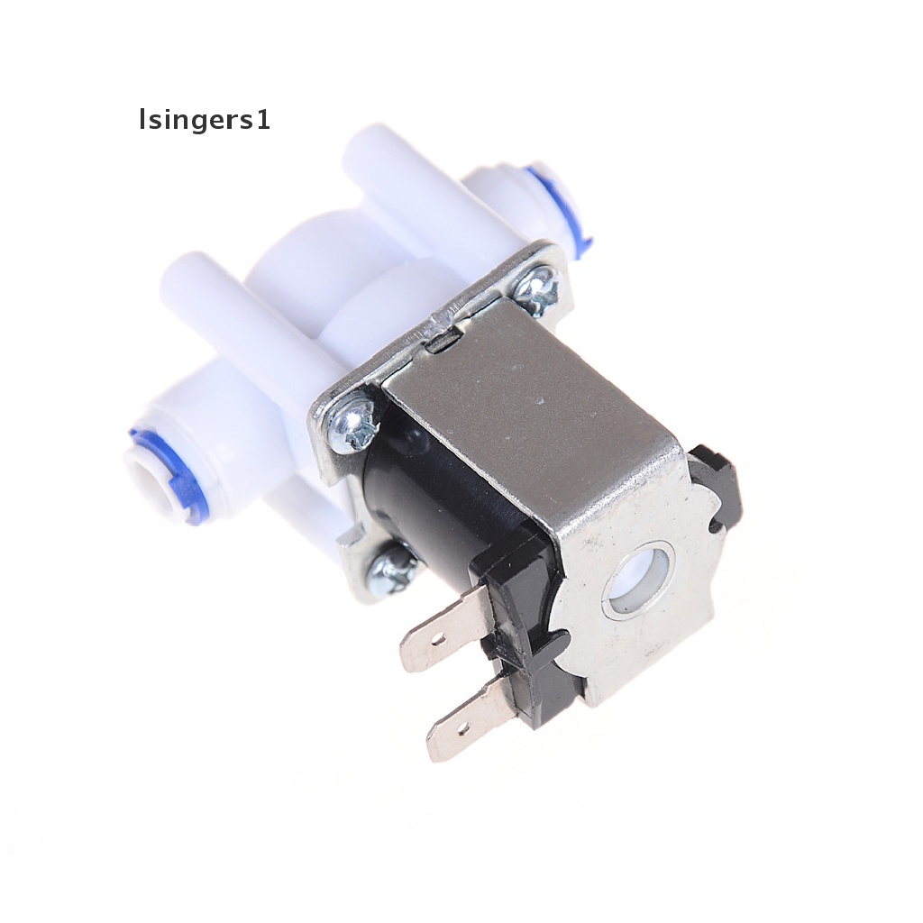 (lsingers1) Katup Air Solenoid Elektrik 24V DC 1 / 4 &quot;Untuk Selang RO Controller