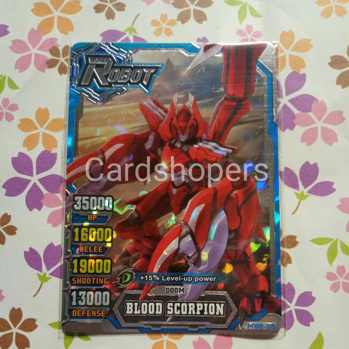 hero of robots silver card ngv3 blood scorpion