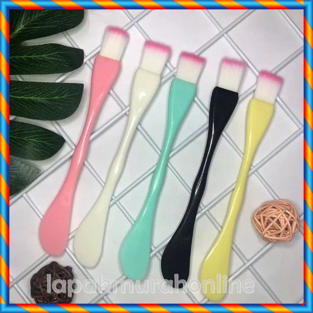 Kuas Masker 2in1 Spatula / Spatula Masker Wajah