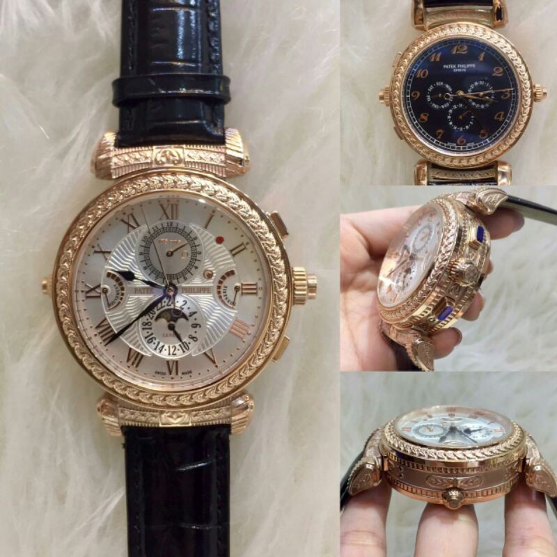 JAM TANGAN PRIA PATEK P DUAL FACE AUTOMATIC SWISS SUPER PREMIUM