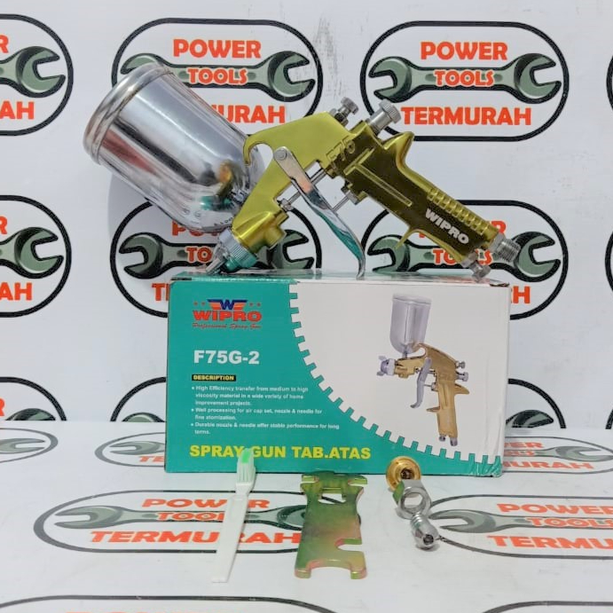Spray Gun Wipro F75G-2 Spoit Sped Tabung Atas F 75 G Semprotan Cat